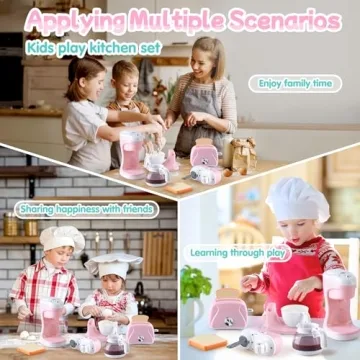 Kitchen Appliances Toys Set for Kids 3-8 - Realistic & Fun