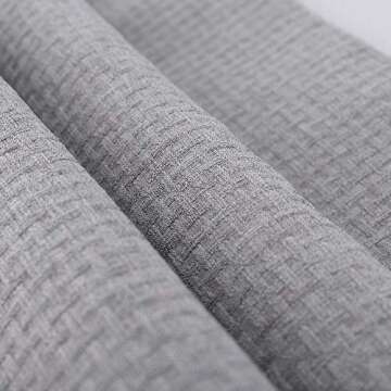 Jepeak Woven Textured Pillow Covers - 2 Pack 18x18 Inch