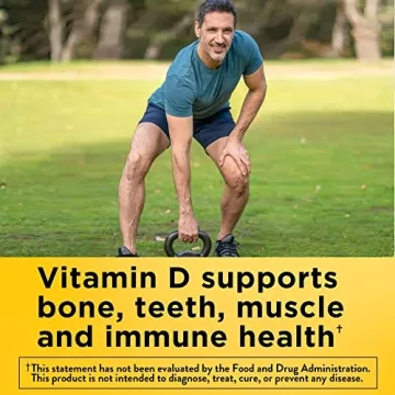 Nature Made Vitamin D3 K2 5000 IU for Bone and Immune Health