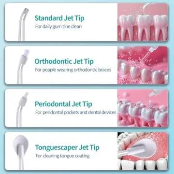Portable Water Dental Flosser for Teeth Care and Travel