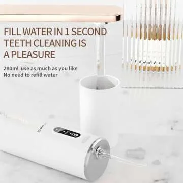 Portable Water Dental Flosser for Teeth Care and Travel