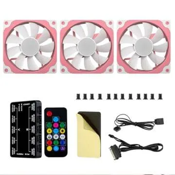 Vetroo 120mm RGB & PWM Cooling Fans - 3 Pack