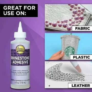 Aleene's Rhinestone Adhesive - Dries Clear & Flexible