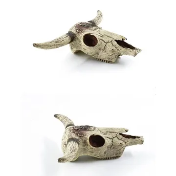 Leoyoubei Aquarium Decoration Skull for Fish and Turtles