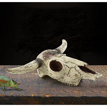 Leoyoubei Aquarium Decoration Skull for Fish and Turtles
