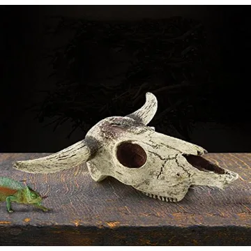 Leoyoubei Aquarium Decoration Skull for Fish and Turtles
