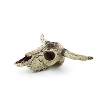 Leoyoubei Aquarium Decoration Skull for Fish and Turtles