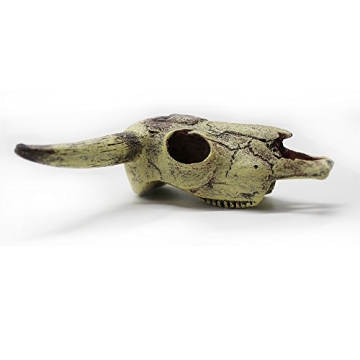 Leoyoubei Aquarium Decoration Skull for Fish and Turtles