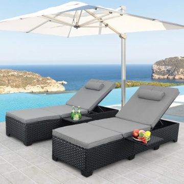 WAROOM Outdoor Chaise Lounge Chairs - A Perfect Blend of Style & Comfort