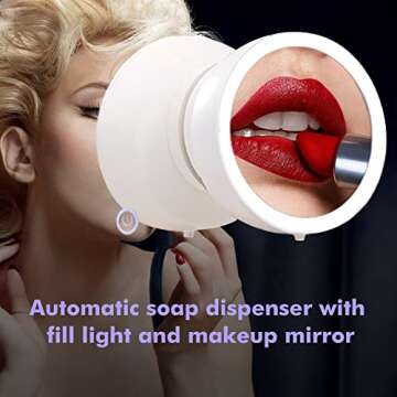 Touchless Automatic Soap Dispenser with Mirror & LED