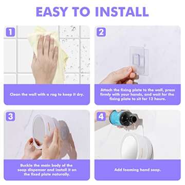 Touchless Automatic Soap Dispenser with Mirror & LED