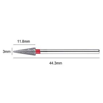 NMKL38 Tapered Diamond Nail Drill Bit for Nail Art