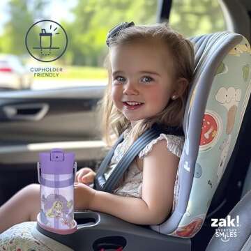 Zak Designs Disney Princess Leak-Proof Water Bottles 2-Pack