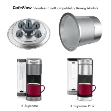 Reusable K Cups for Keurig K Supreme Stainless Steel Coffee Pods