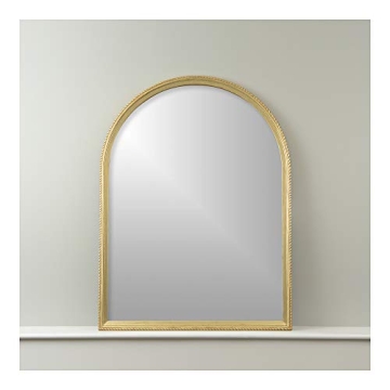 Elegant Gold Framed Arch Mirror for Home Decor - 40” x 30”