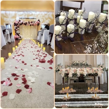 Enido LED Flameless Candle Set with Remote and Timer