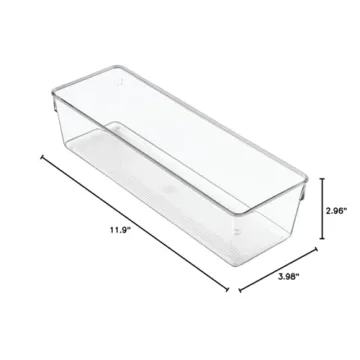 iDesign Linus Plastic Drawer Organizer for Efficient Storage