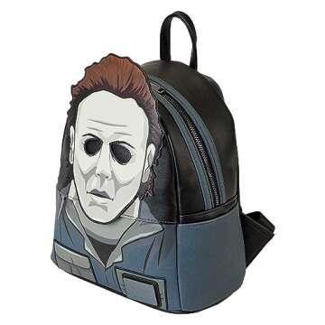 Halloween Michael Myers Mask Cosplay Mini Backpack