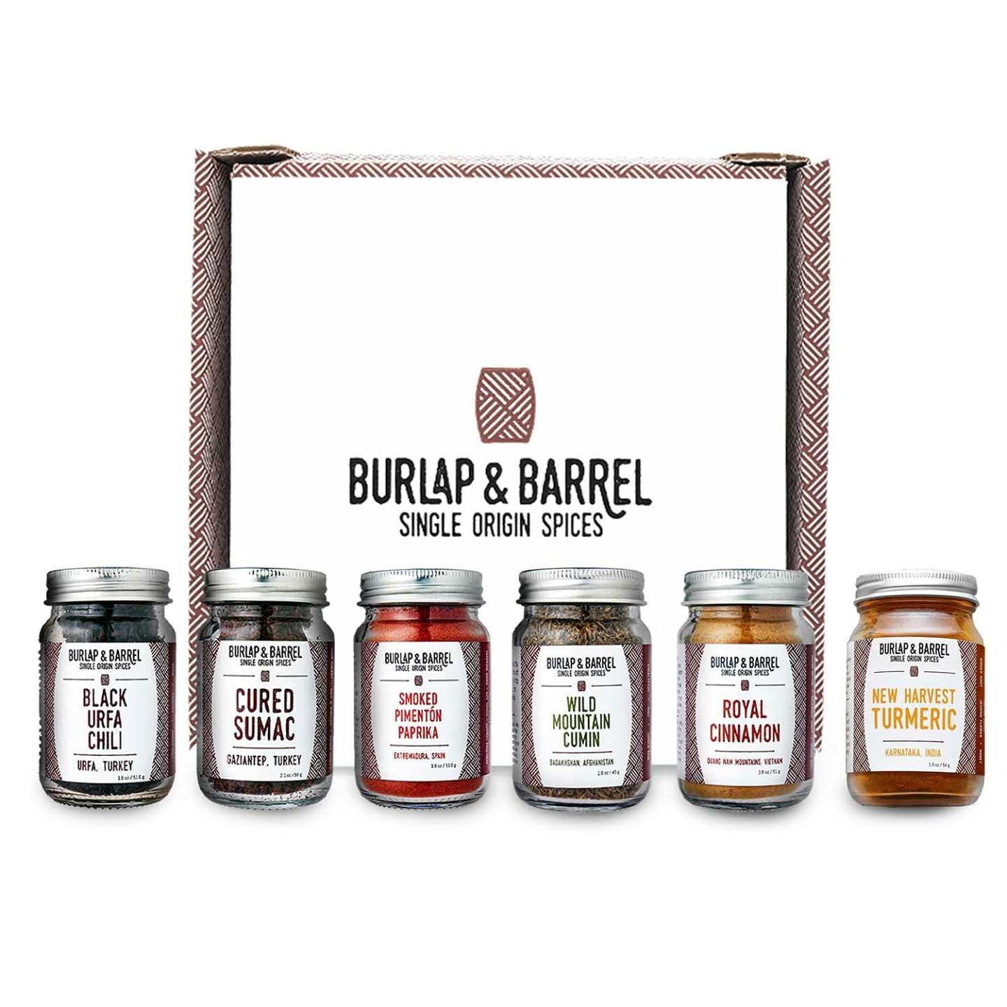 Burlap & Barrel Spice Gift Box with Unique Flavors