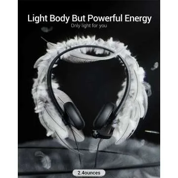 USB Headset with Microphone for Online Meetings