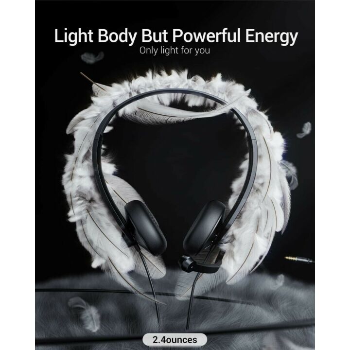 USB Headset with Microphone for Online Meetings