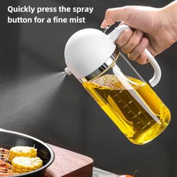 CXINYI 17oz Olive Oil Dispenser - Versatile Kitchen Essential
