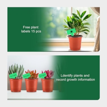 GROWNEER Nursery Pots 120 Pcs for Seedlings and Gardeners