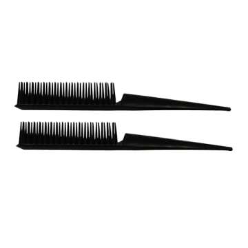 Amelia Beauty Products 3 Row Styler Brush, 7 in | Hair Styling Comb | Travel Hairbrush for women | R...