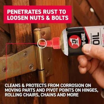 3-IN-ONE Multi-Purpose Drip Oil with Marksman Twist Spout, Long-lasting lubricant, 4 OZ