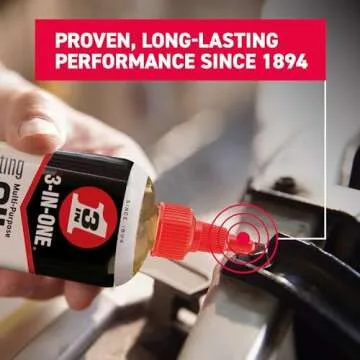 3-IN-ONE Multi-Purpose Drip Oil with Marksman Twist Spout, Long-lasting lubricant, 4 OZ