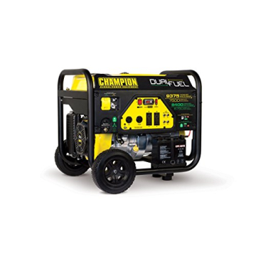 Champion Power Equipment 100165 9375/7500-Watt Dual Fuel Portable Generator with Electric Start
