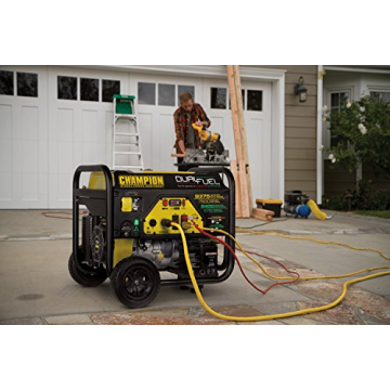 Champion 9375/7500-Watt Dual Fuel Generator with Electric Start