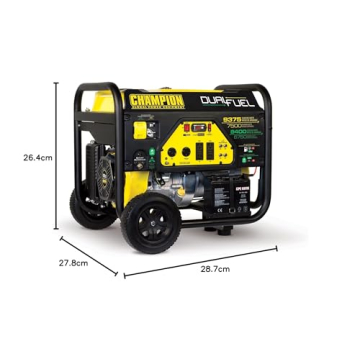 Champion 9375/7500-Watt Dual Fuel Generator with Electric Start