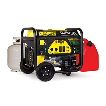 Champion 9375/7500-Watt Dual Fuel Generator with Electric Start