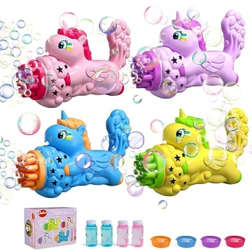 VATOS Bubble Machine Set - Colorful Bubble Guns for All