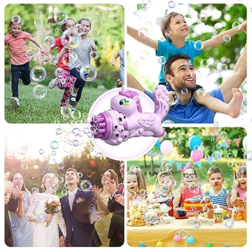 VATOS Bubble Machine Set - Colorful Bubble Guns for All