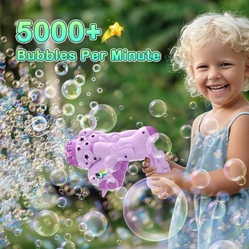 VATOS Bubble Machine Set - Colorful Bubble Guns for All