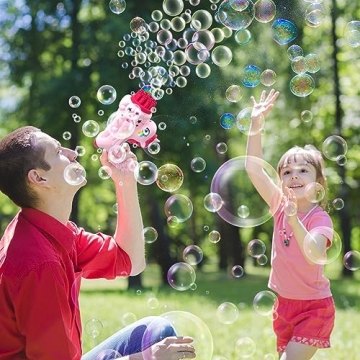 VATOS Bubble Machine Set - Colorful Bubble Guns for All