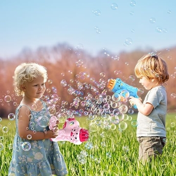 VATOS Bubble Machine Set - Colorful Bubble Guns for All