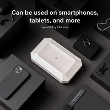 PhoneSoap Basic Cell Phone UV Light Sanitizer Box | Patented and Clinically Proven 360 Degree UV Light Sanitizer | (White)