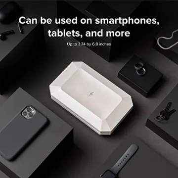PhoneSoap Basic Cell Phone UV Light Sanitizer Box | Patented and Clinically Proven 360 Degree UV Light Sanitizer | (White)