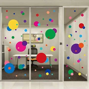 Vibrant Polka Dot Wall Stickers for Kids Rooms | PARLAIM