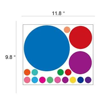 Vibrant Polka Dot Wall Stickers for Kids Rooms | PARLAIM