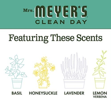 Mrs. Meyer's Garden Basil Dish Soap, Eco-Friendly & Effective