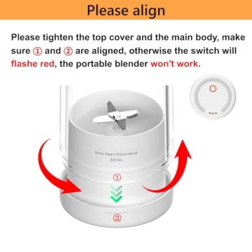 OTPEIR Portable Blender for Shakes and Smoothies