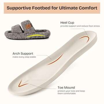 EverFoams Women’s Fuzzy Slippers Comfort and Style