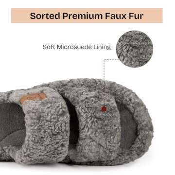 EverFoams Women’s Fuzzy Slippers Comfort and Style