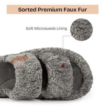 EverFoams Women’s Fuzzy Slippers Comfort and Style