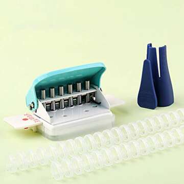 Plastic Loose Leaf Binder Opener for Binding Notebook Paper Stationery Office School Supplies Loose Leaf Opener