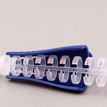 Plastic Loose Leaf Binder Opener for Binding Notebook Paper Stationery Office School Supplies Loose Leaf Opener